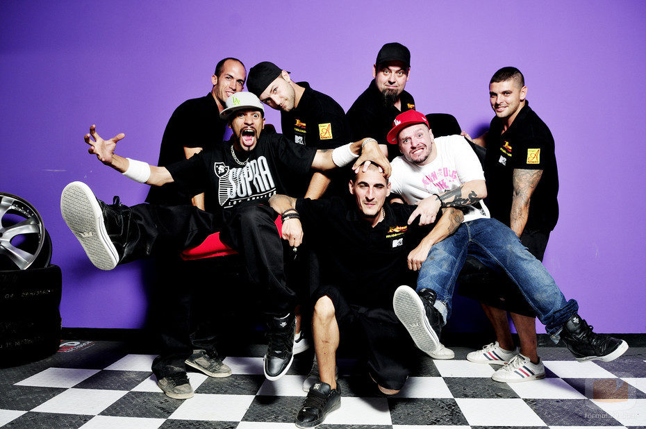 Mecánicos y presentadores de 'MTV Tuning España'