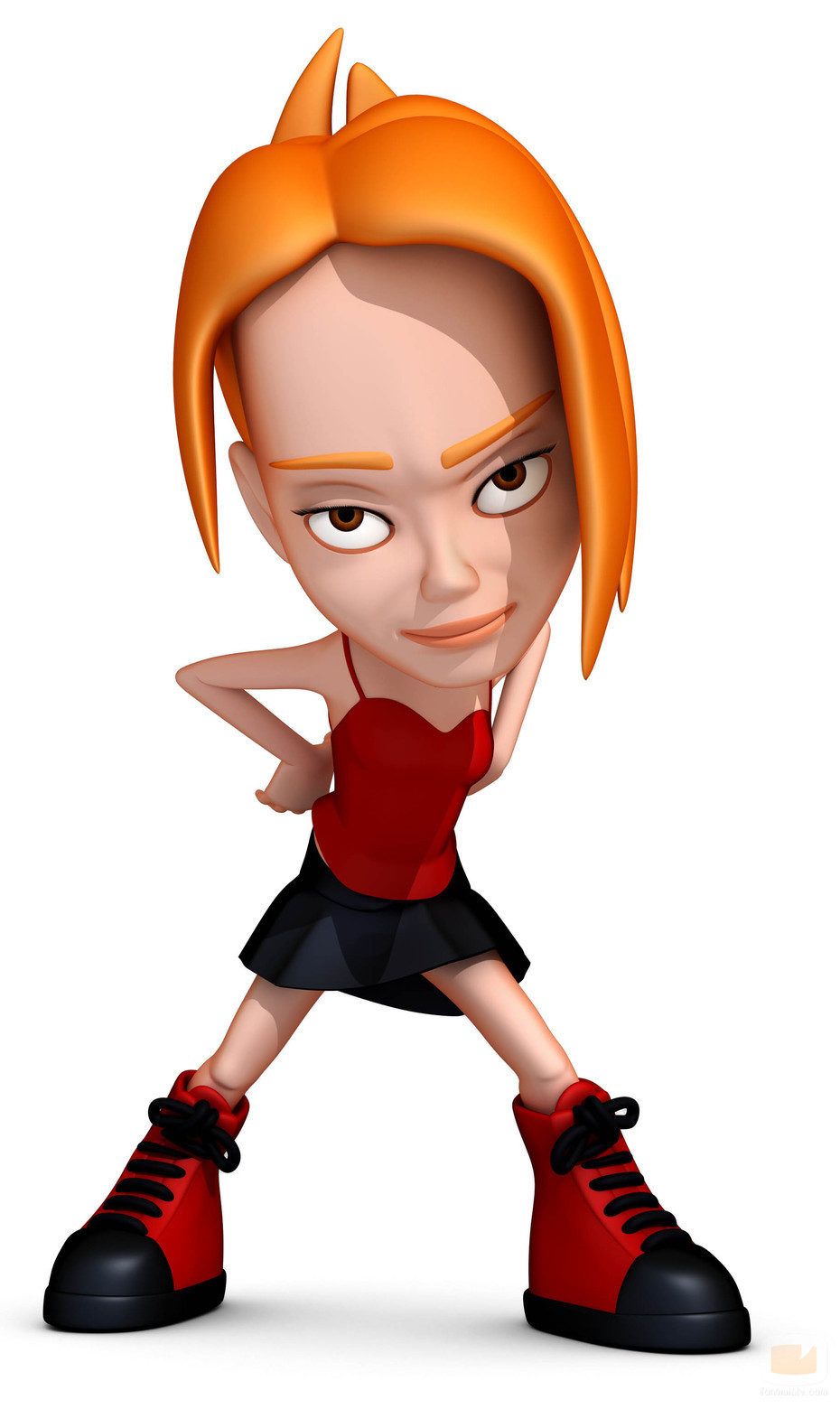 Tina, personaje de Los Megax de 'Megatrix'