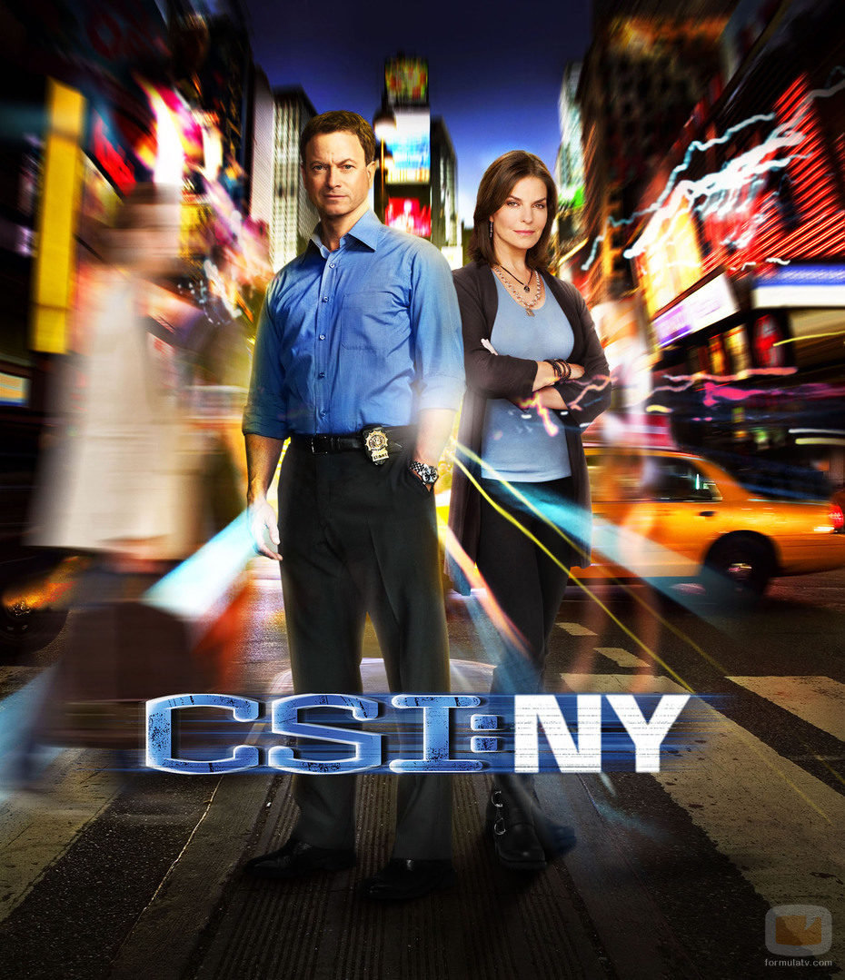 Sela Ward y Gary Sinise en la séptima temporada de 'CSI: NY'