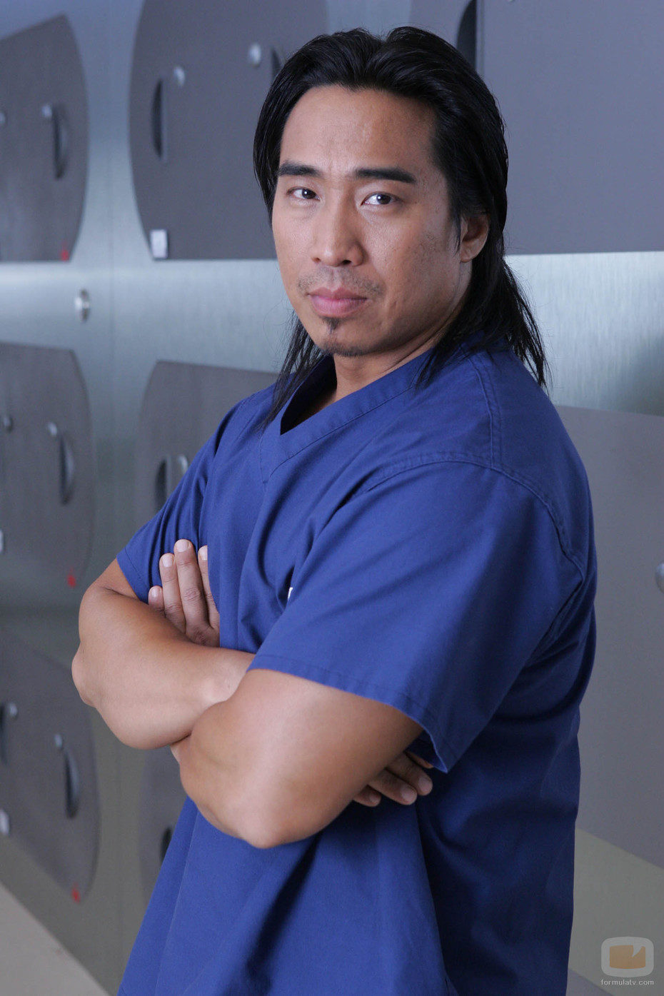 Ron Yuan posa para la séptima temporada de 'CSI: NY'