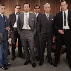 El reparto masculino de 'Mad Men' 