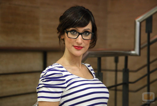 Ana Morgade en los pasillos de Mediaset España