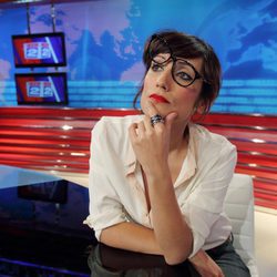 Ana Morgade en el plató de 'Las noticias de las 2'