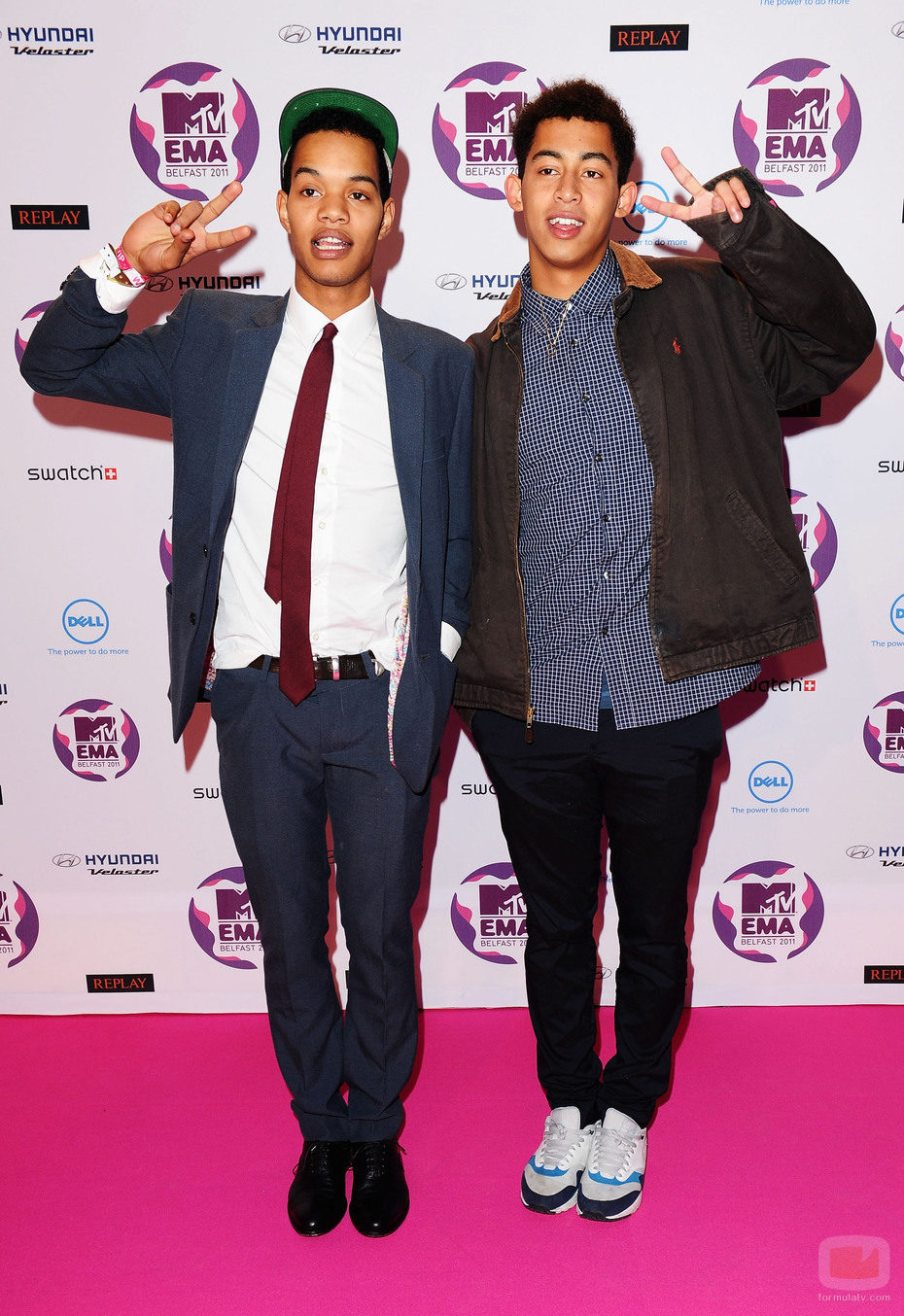 Rizzle Kicks en los MTV EMA 2011