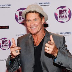 David Hasselhoff en los Europe Music Awards 2011