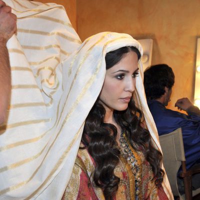 Paula Rego se prepara para el rodaje