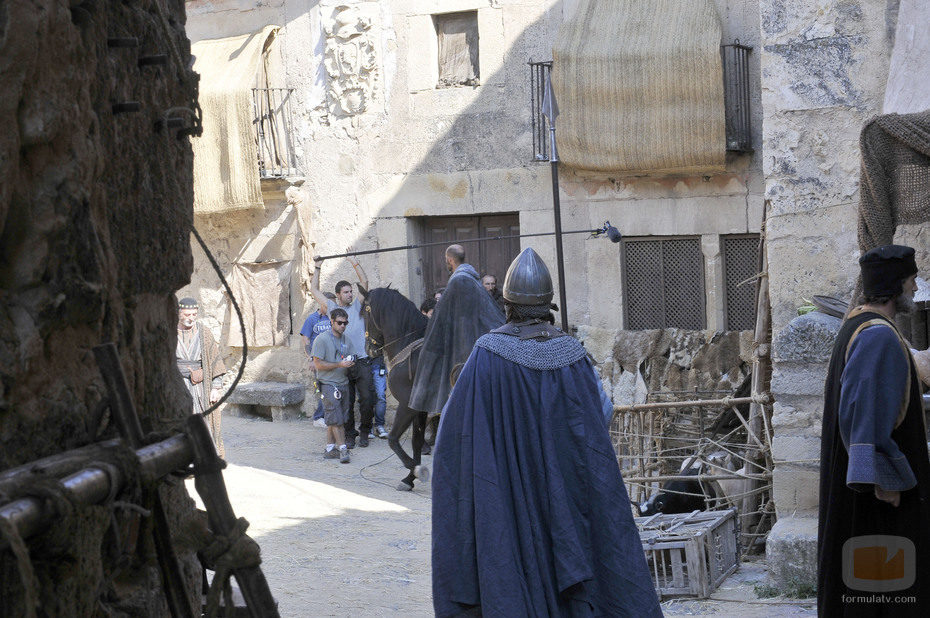 El rodaje de 'Toledo' con caballos incluidos