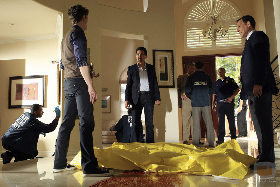David Rossi en la escena del crimen