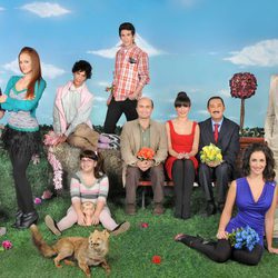 El elenco al completo de 'Aída'