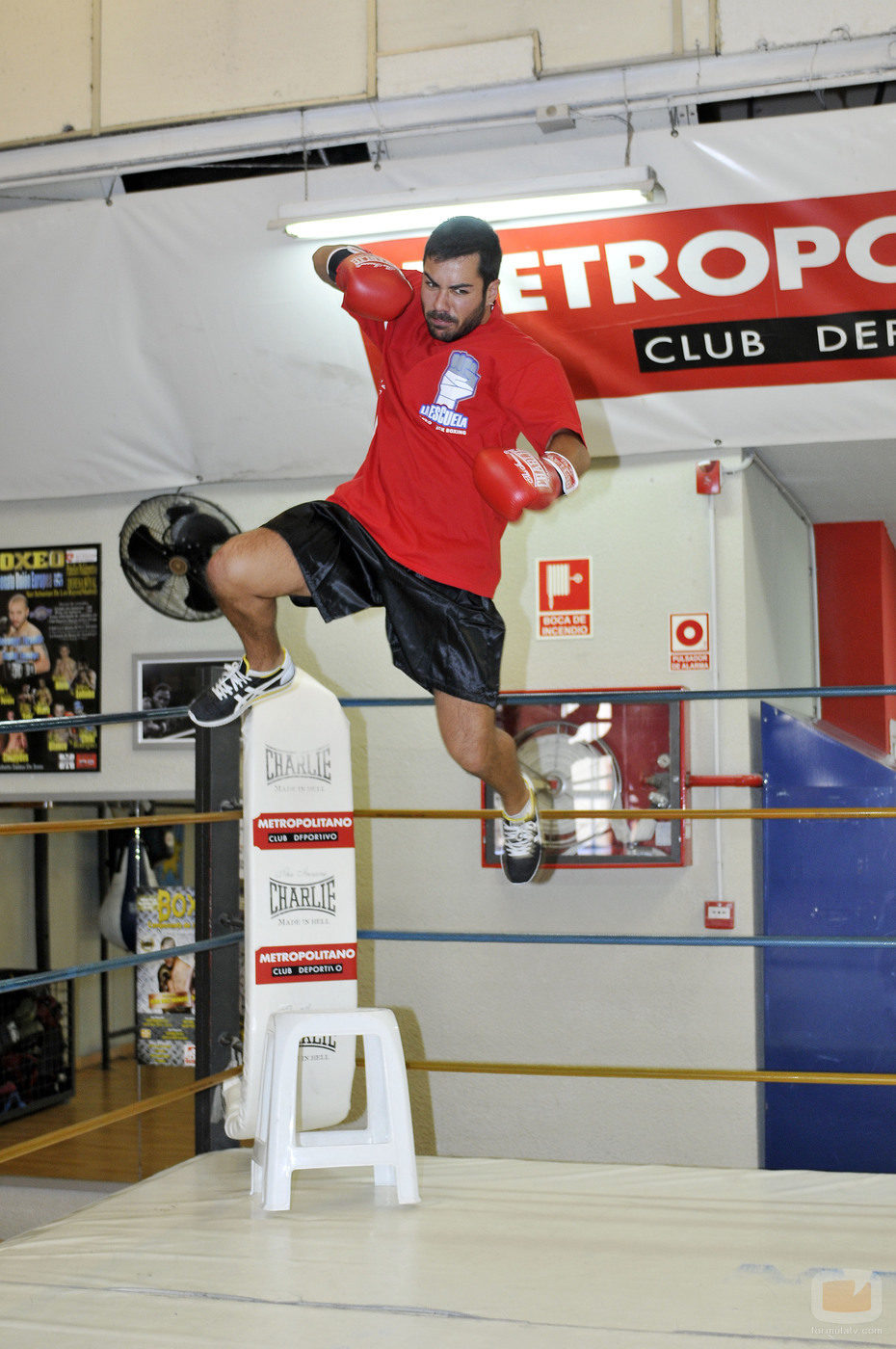 David Seijo durante una sesión de fotos para Antena 3