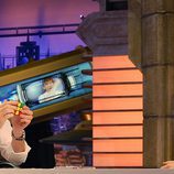 Pablo Motos con un cubo Rubik