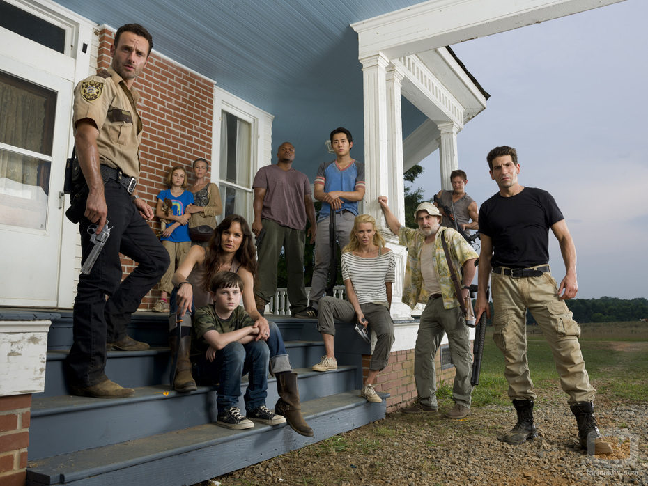 Los protagonistas de la segunda temporada de 'The Walking Dead'
