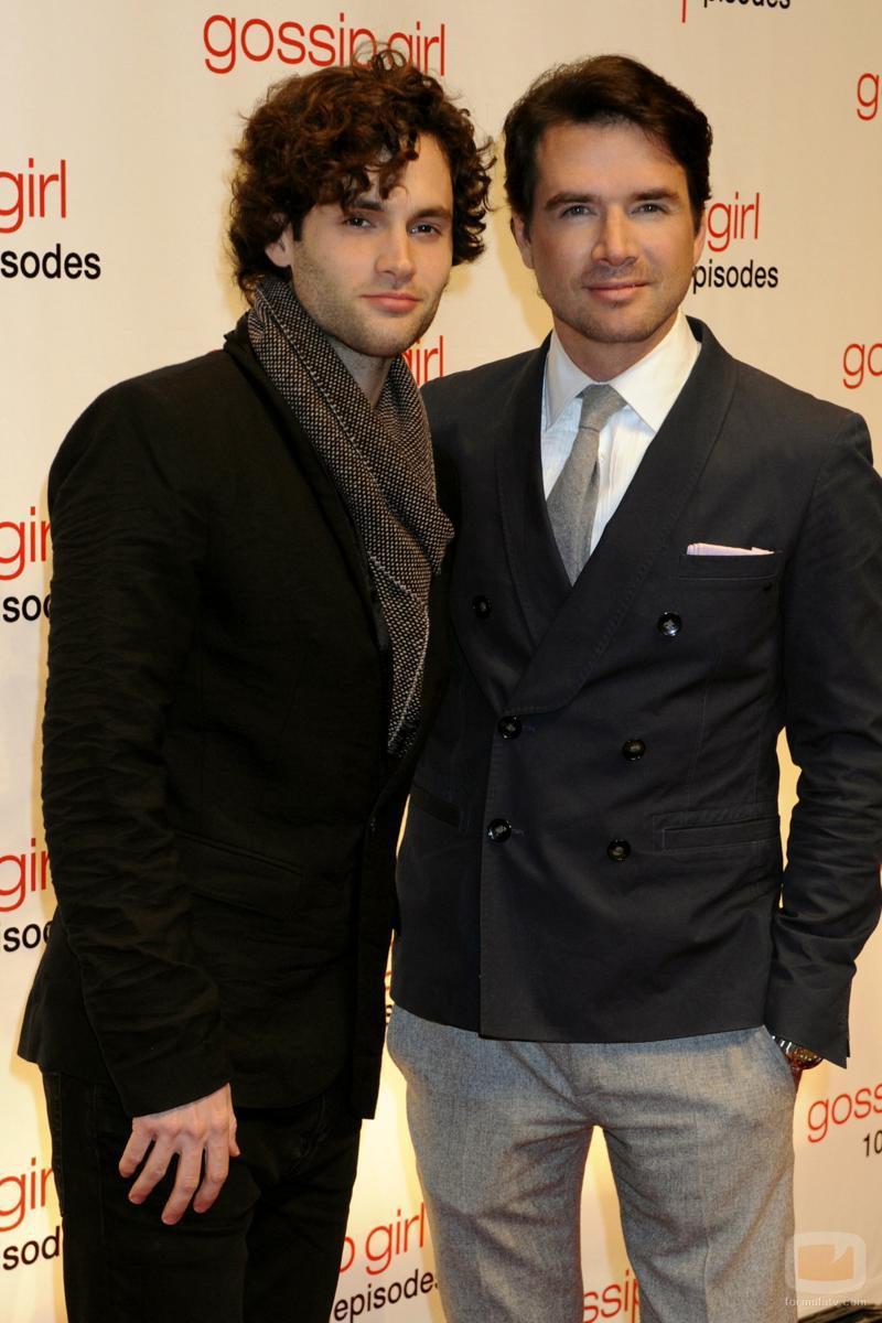 Dan y Rufus Humphrey, en la celebración del capítulo 100 de la serie