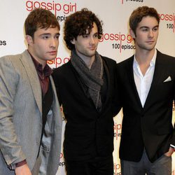 Los tres protagonistas masculinos de 'Gossip Girl' acudieron al evento