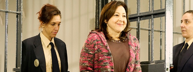 Carmen Machi interpreta a una Aída contenta de salir de la cárcel