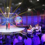 Plató de 'Tu cara me suena' con Arturo Valls y Manel Fuentes