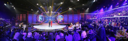 Plató de 'Tu cara me suena' con Arturo Valls y Manel Fuentes