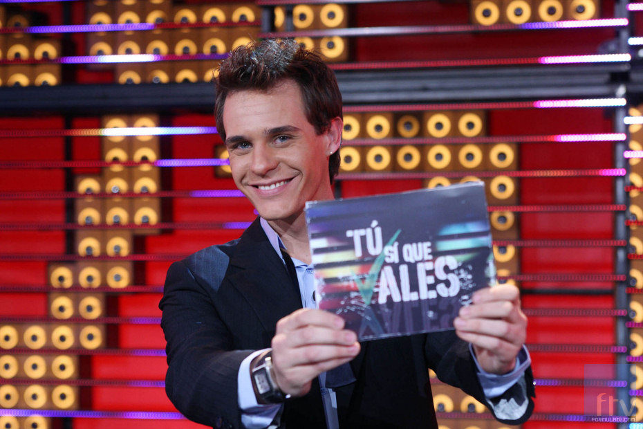 Christian Gálvez, sonriente, es el presentador de 'Tú sí que vales'