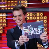 Christian Gálvez, sonriente, es el presentador de 'Tú sí que vales'