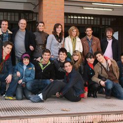 Profesores y alumnos del Zurbarán en 'Física o química'