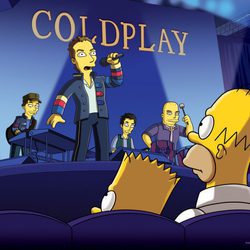 Coldplay en la temporada 21 de 'Los Simpson'