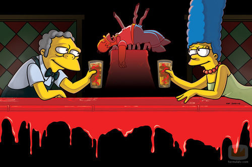 Cómica fotografía de 'Los Simpson'
