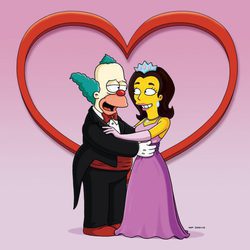 El payaso Krusty de 'Los Simpson', enamorado
