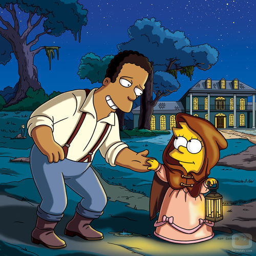 Lisa Simpson y el doctor Hibbert en la temporada 21 de 'Los Simpson'