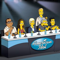 El jurado de 'American Idol' en 'Los Simpson'