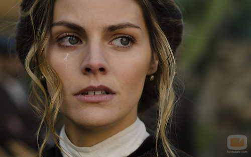 Alicia Alarcón lloran en el último capitulo de 'Gran Hotel'