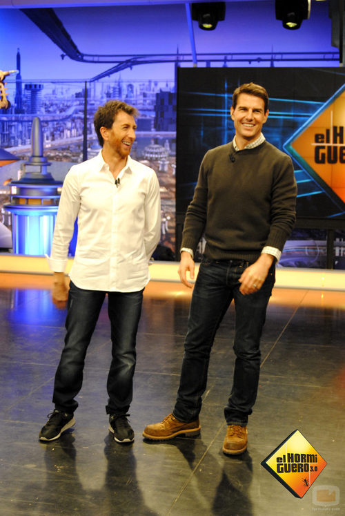 Pablo Motos recibe a Tom Cruise en el plató de 'El hormiguero' de Antena 3