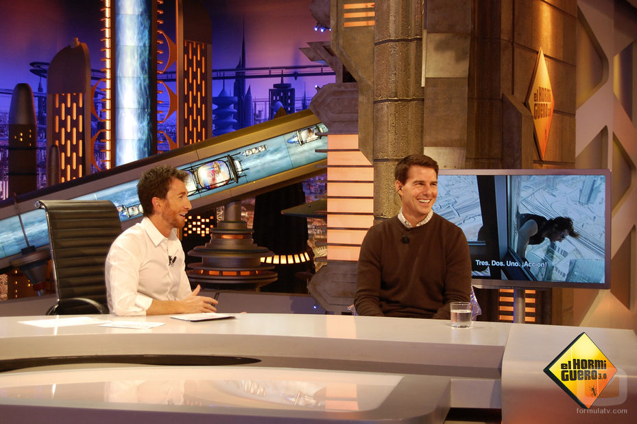 Cruise sonríe ante el recibimiento que le dio el público de 'El hormiguero'