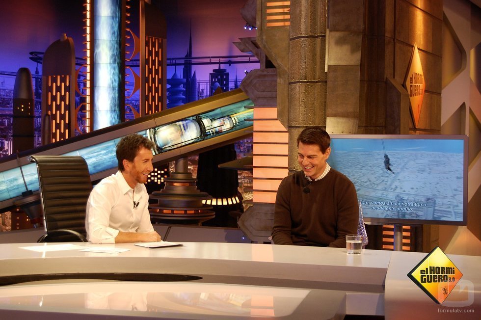 El actor de "Misión Imposible" disfruta junto a Pablo Motos