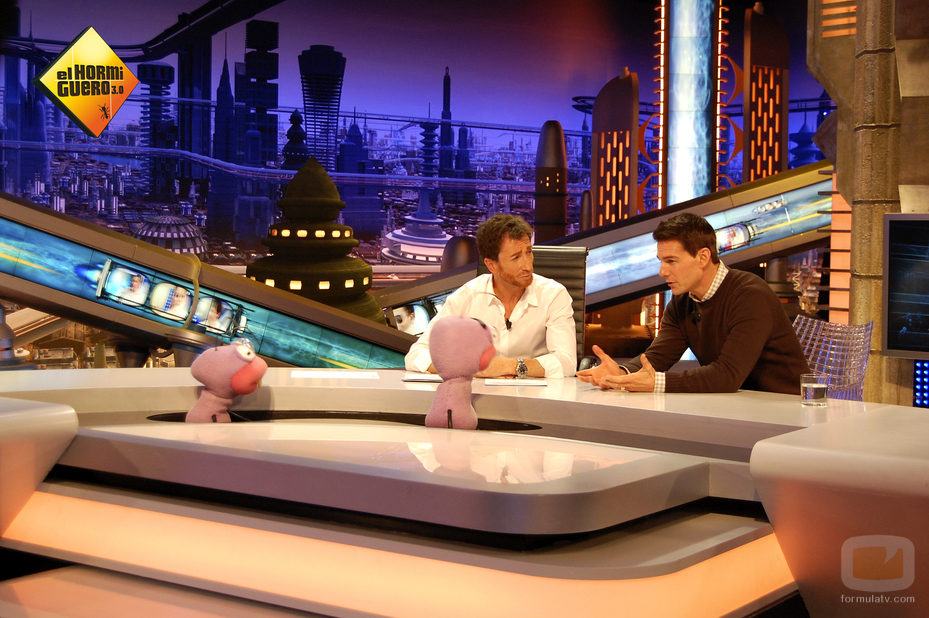 Cruise conversa con Trancas en un momento del programa
