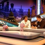 Cruise conversa con Trancas en un momento del programa