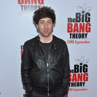Simon Helberg en la fiesta de 'The Big Bang Theory'