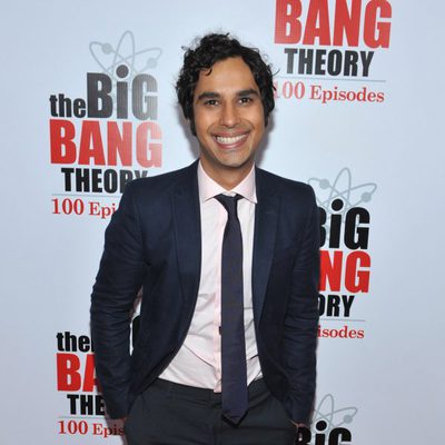 Kunal Nayyar en la fiesta de 'The Big Bang Theory'