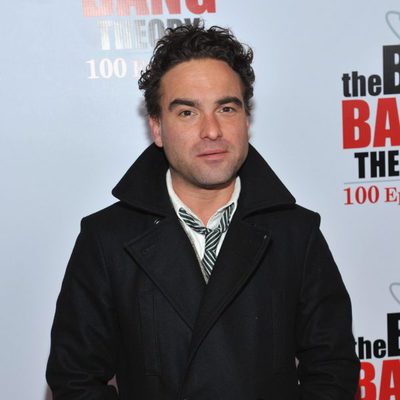 Johnny Galecki en la fiesta de 'The Big Bang Theory'