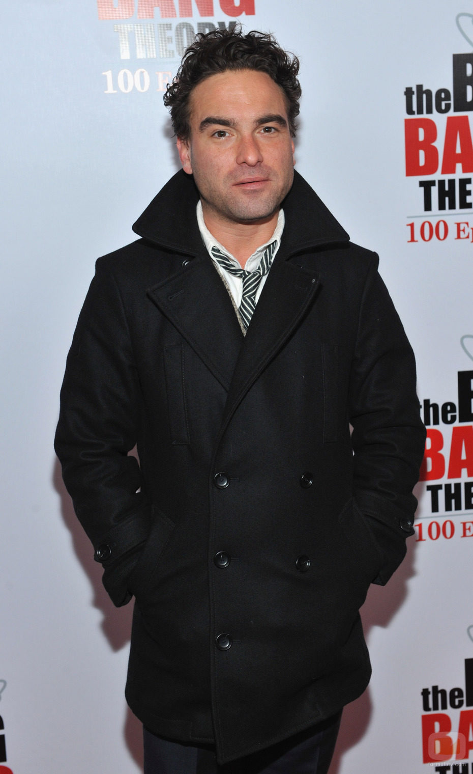 Johnny Galecki en la fiesta de 'The Big Bang Theory'