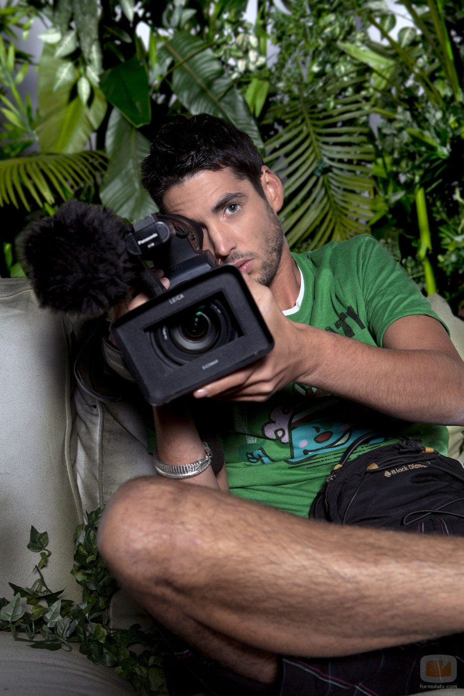 Santiago Trancho, cámara de 'La selva en casa'