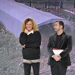Blanca de Borbón y Jorge Javier Vázquez en la final de 'Acorralados'