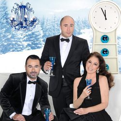 El trío protagonista de las campanadas de Telecinco de 2011
