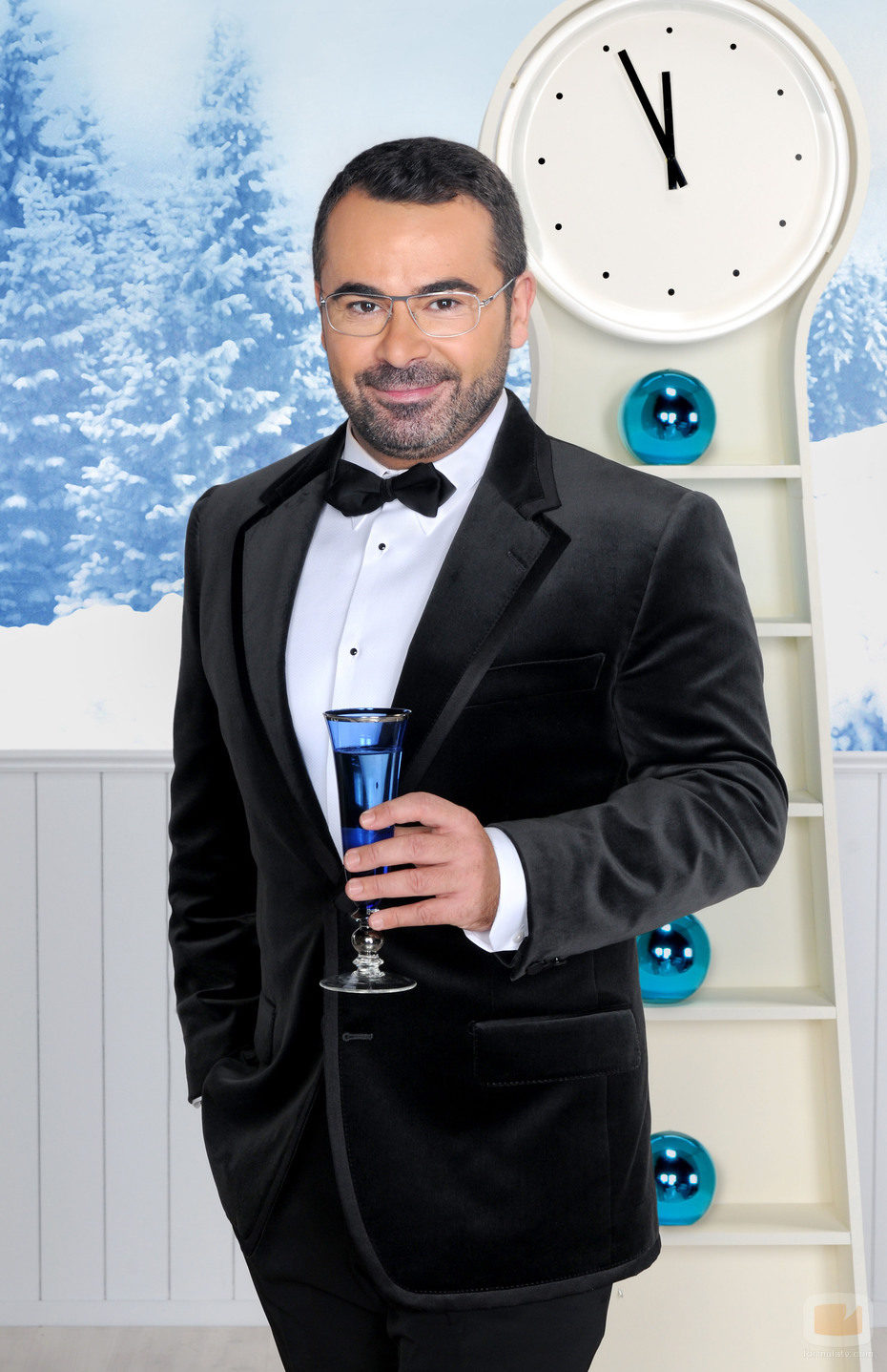 Jorge Javier Vázquez en la noche de fin de año en Telecinco