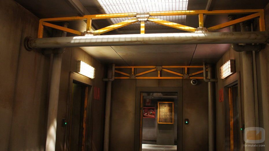 Pasillo de las celdas de 'La fuga'