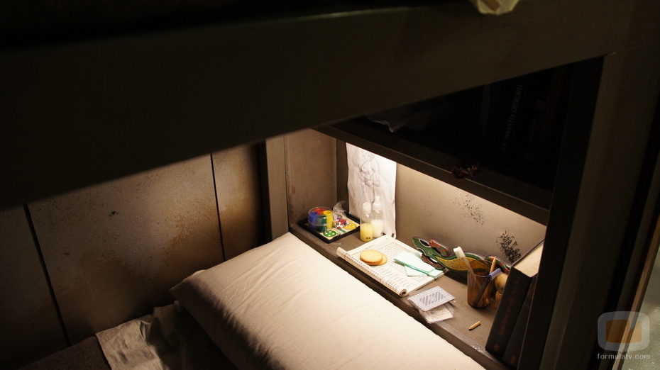 Cama de celda de La Torre, la fortaleza de 'La fuga'