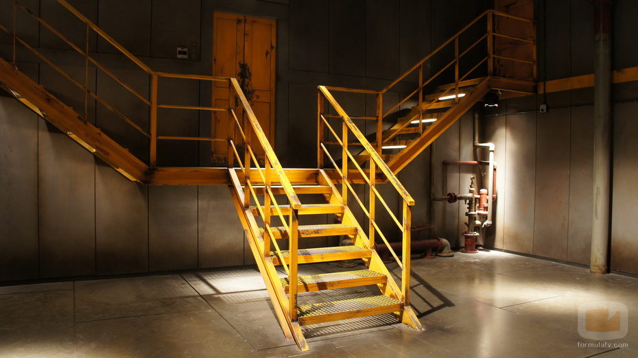 Escalera de acceso en La Torre de 'La fuga'