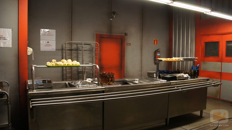 Autoservicio del comedor de 'La fuga'