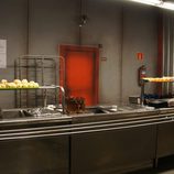 Autoservicio del comedor de 'La fuga'