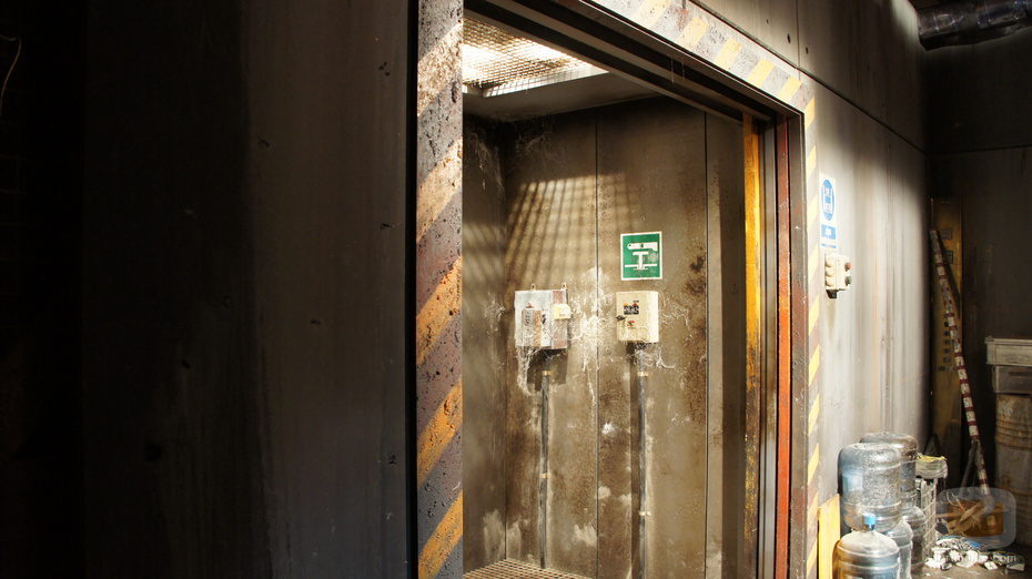 Ascensor de 'La fuga'