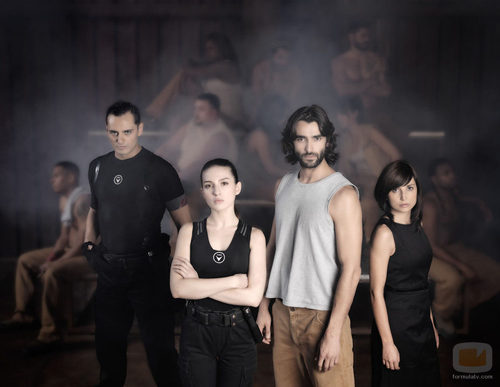 Protagonistas de la nueva ficción de Telecinco, 'La fuga'